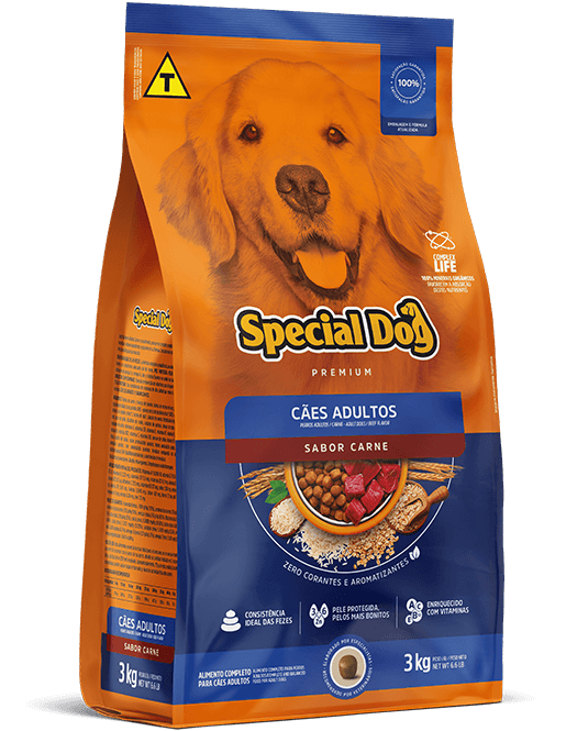 Special Dog Premium cães adultos sabor carne