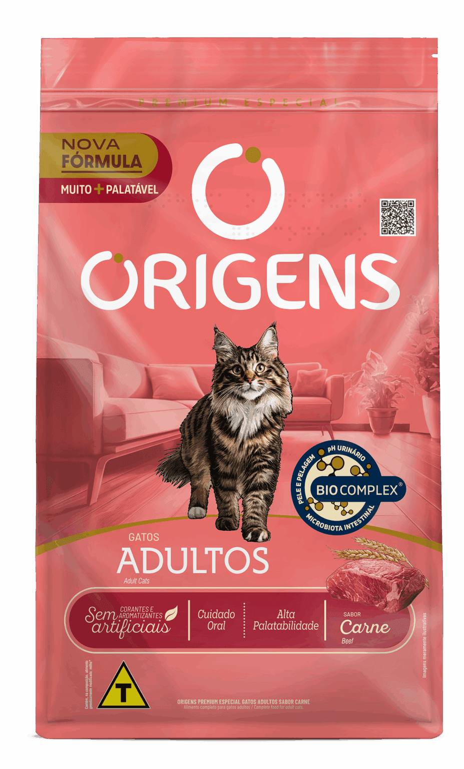 Origens Premium Especial Gatos Adultos Sabor Carne 10,1kg